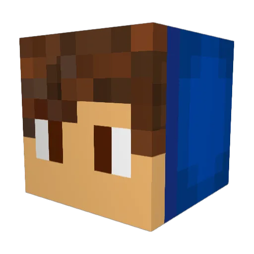 its_minuga Minecraft avatar head, 3D render