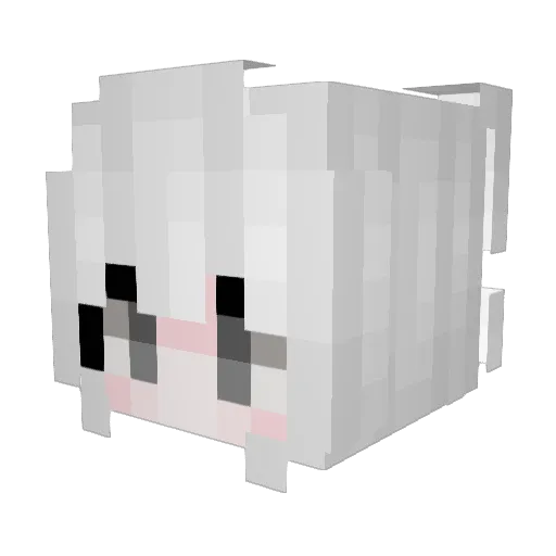 its_moondark Minecraft avatar head, 3D render