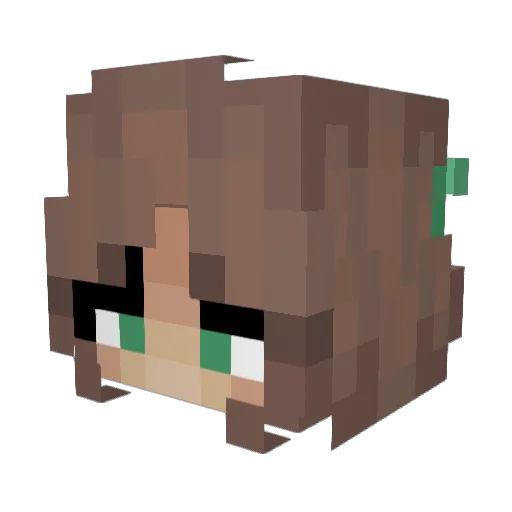 its_pag Minecraft avatar head, 3D render