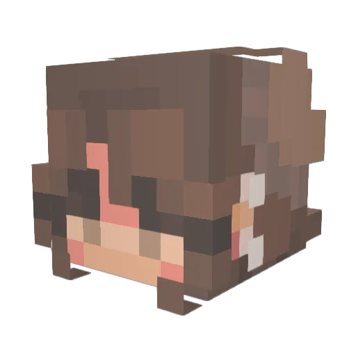 its_strawb3rry Minecraft avatar head, 3D render