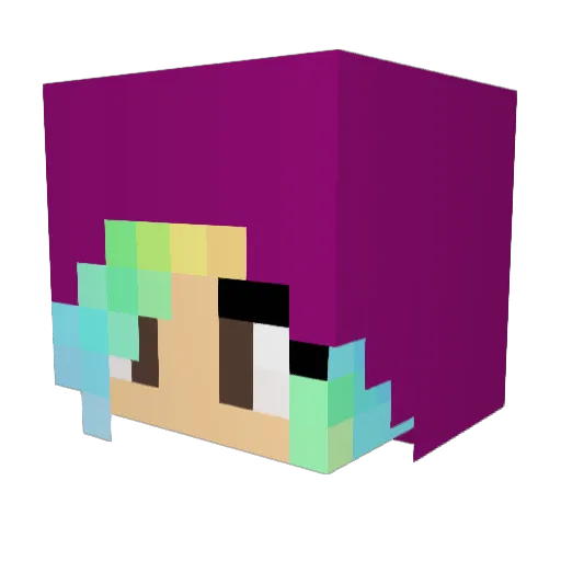 its_unificacion Minecraft avatar head, 3D render