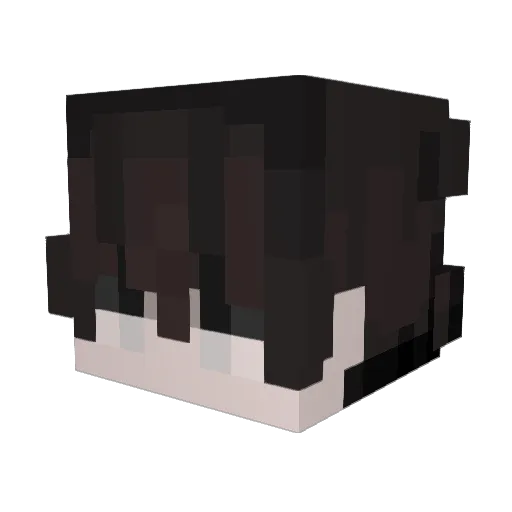 its_xelvel Minecraft avatar head, 3D render