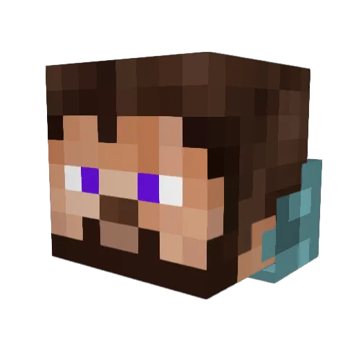its_yesJP Minecraft avatar head, 3D render