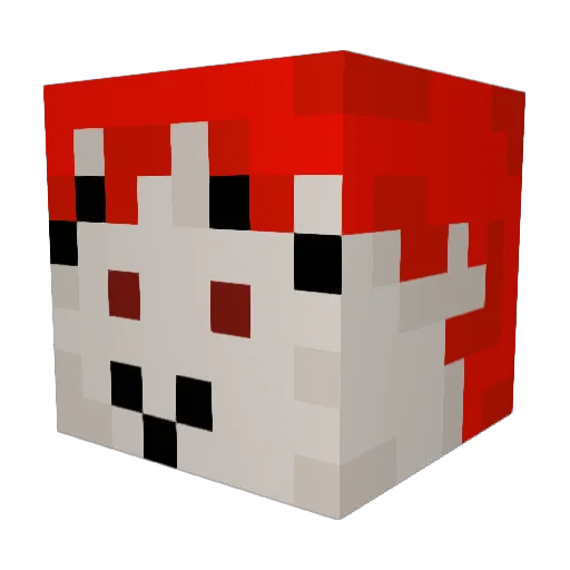 itsaghostt Minecraft avatar head, 3D render