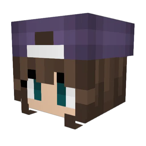 itsalaynaaaaa Minecraft avatar head, 3D render