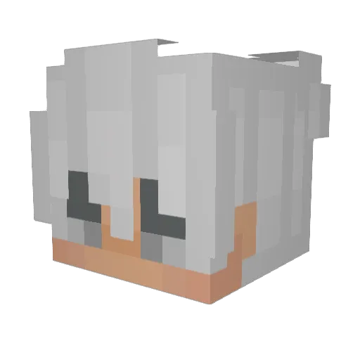 itsalbertoo Minecraft avatar head, 3D render