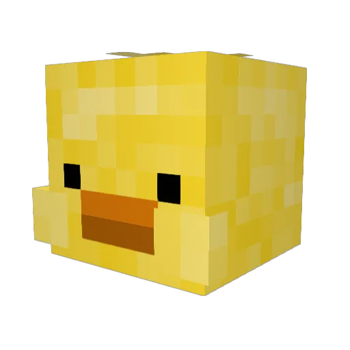 itsariboi Minecraft avatar head, 3D render