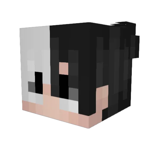 itsbanqo Minecraft avatar head, 3D render