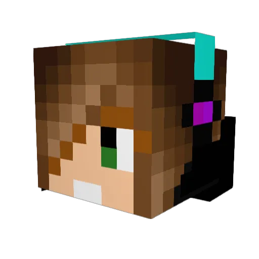 itsbasia Minecraft avatar head, 3D render