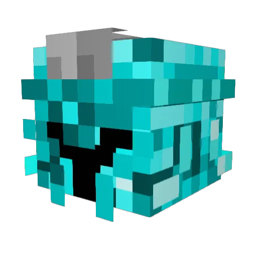 itsbastiha Minecraft avatar head, 3D render