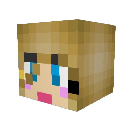 itsbefffyyy Minecraft avatar head, 3D render