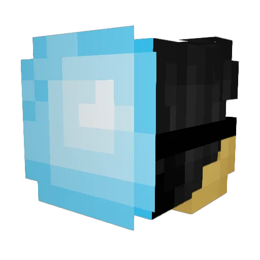 itsblooba Minecraft avatar head, 3D render
