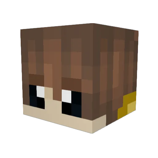 itsbloodynate Minecraft avatar head, 3D render