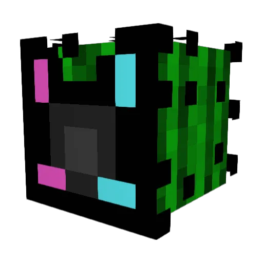 itscactusevelol Minecraft avatar head, 3D render
