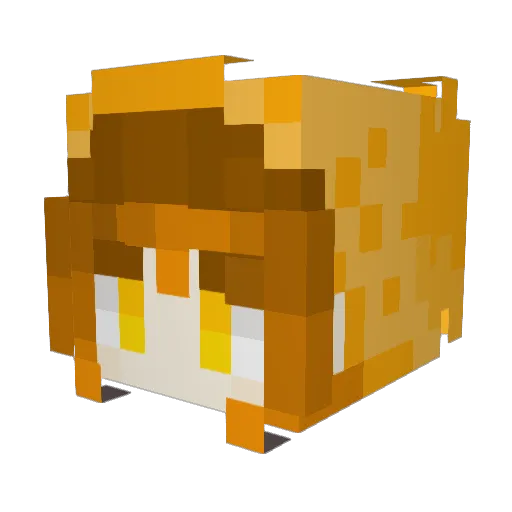itschaeyyin Minecraft avatar head, 3D render