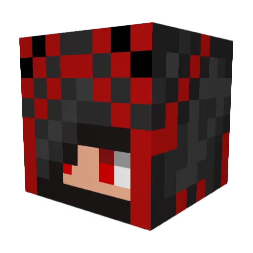 itschiki Minecraft avatar head, 3D render