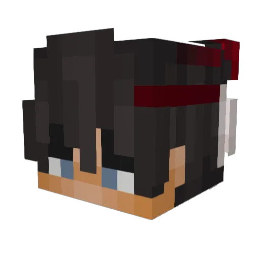 itsdaano Minecraft avatar head, 3D render