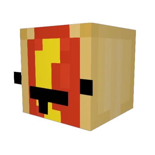 itsdagod Minecraft avatar head, 3D render