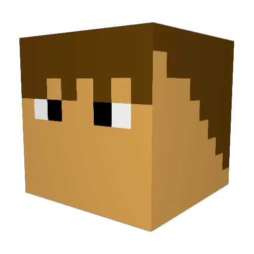 itsdaxcey Minecraft avatar head, 3D render