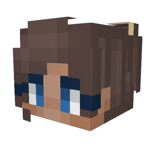 itsdesiree23 Minecraft avatar head, 3D render