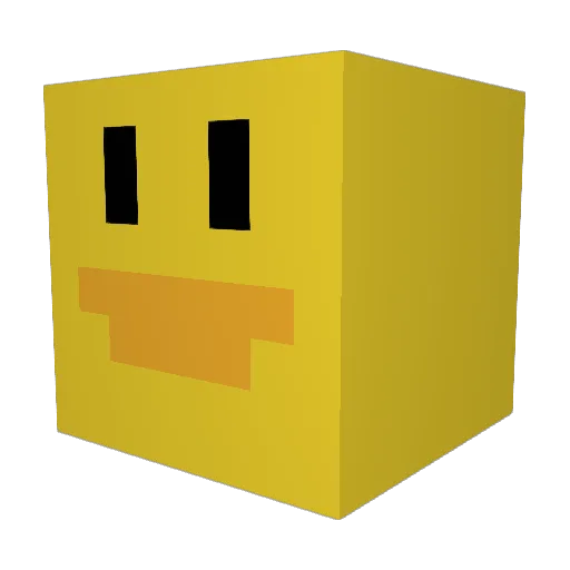 itsduckkyyy Minecraft avatar head, 3D render
