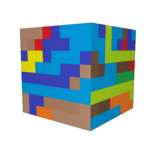 itsdway Minecraft avatar head, 3D render