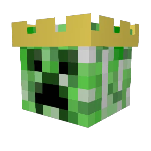 itselliee Minecraft avatar head, 3D render