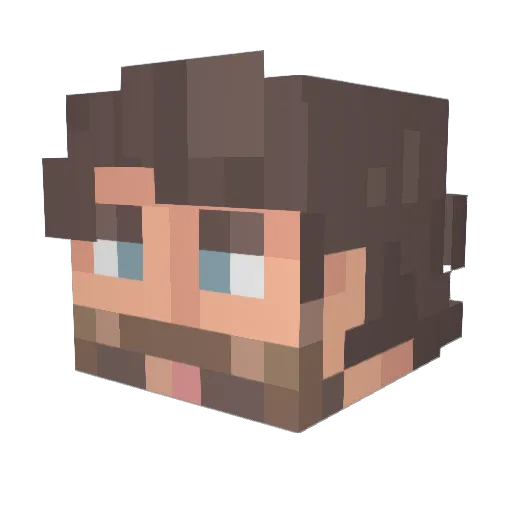 itsemery Minecraft avatar head, 3D render