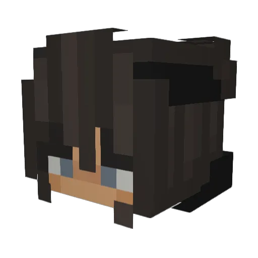 itsfrancesca Minecraft avatar head, 3D render