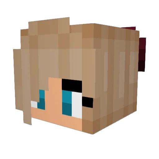 itsfritzi Minecraft avatar head, 3D render