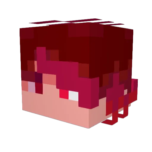 itsgreegXD Minecraft avatar head, 3D render