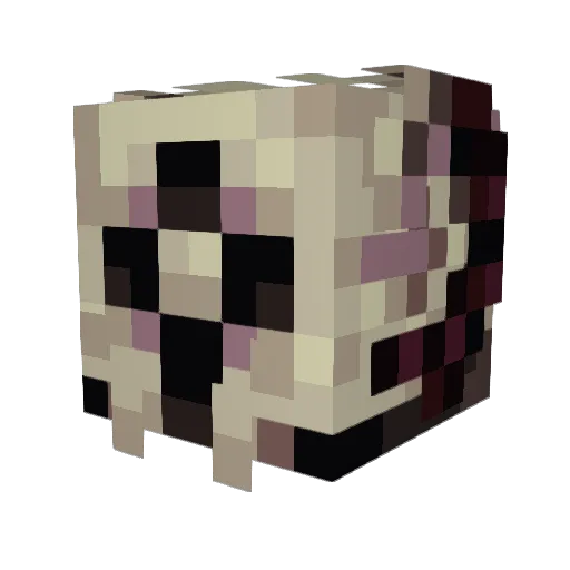 itshenko Minecraft avatar head, 3D render