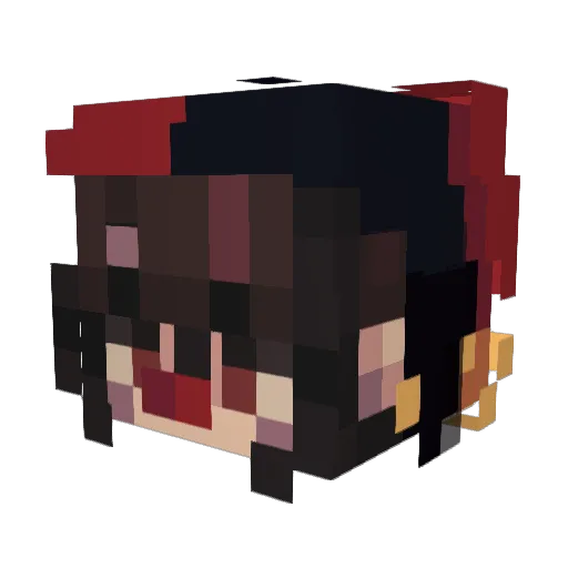 itshifter Minecraft avatar head, 3D render
