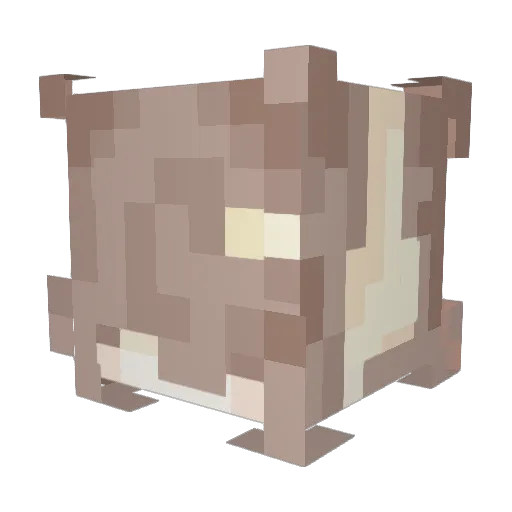 itsiaa Minecraft avatar head, 3D render