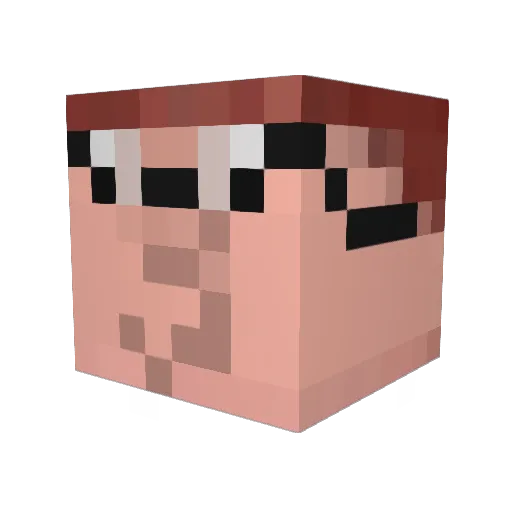 itsidylan Minecraft avatar head, 3D render
