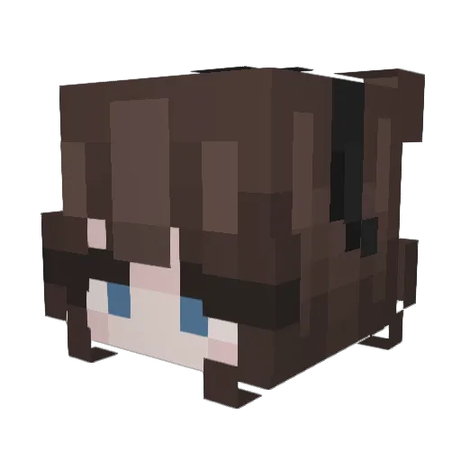 itsixbri Minecraft avatar head, 3D render