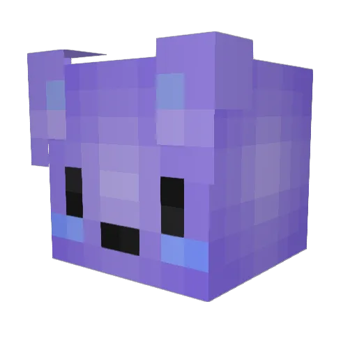 itsjackkyt Minecraft avatar head, 3D render