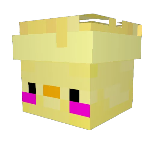itsjaeya Minecraft avatar head, 3D render