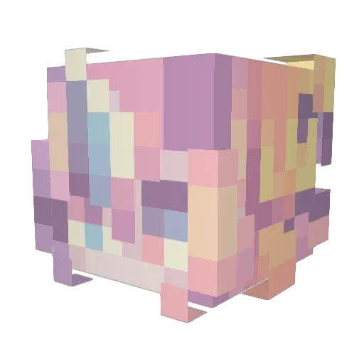 itsjarellol Minecraft avatar head, 3D render