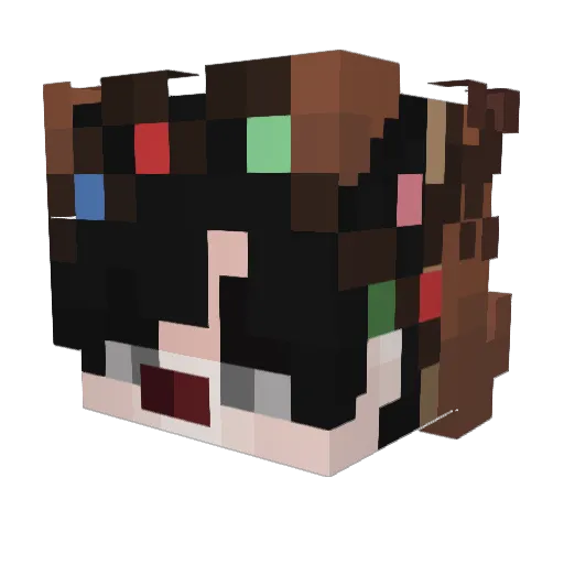 itsjay03 Minecraft avatar head, 3D render
