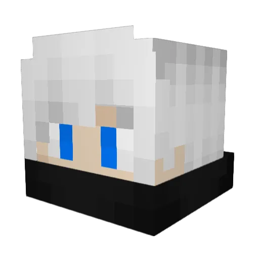 itsjeyden Minecraft avatar head, 3D render