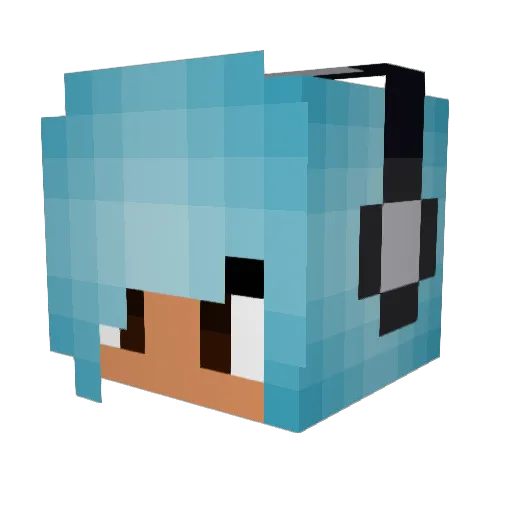 itsjp_730 Minecraft avatar head, 3D render