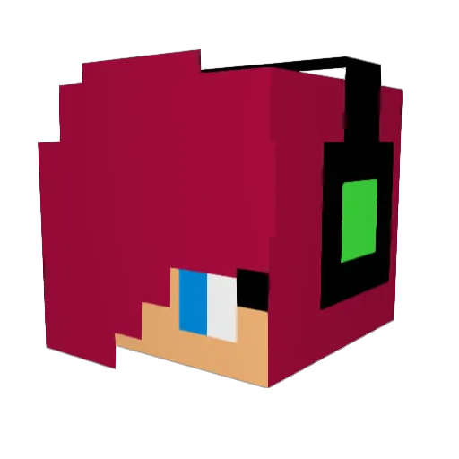 itsjustaphase Minecraft avatar head, 3D render