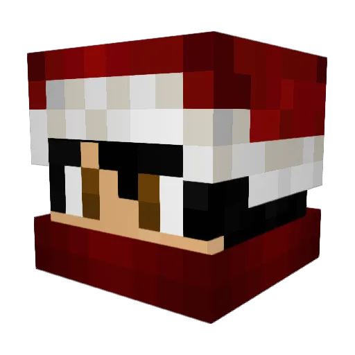 itskatiefool Minecraft avatar head, 3D render
