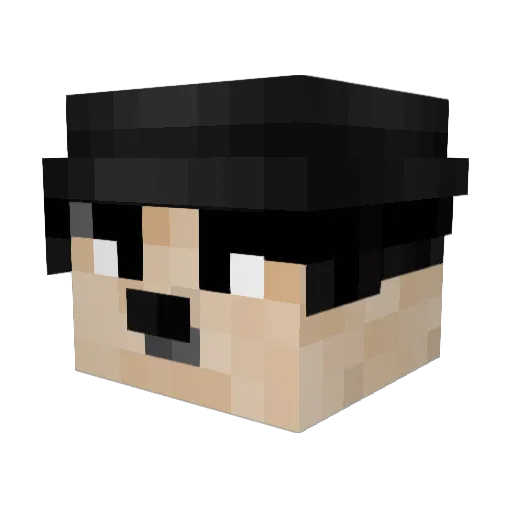 itskempi Minecraft avatar head, 3D render