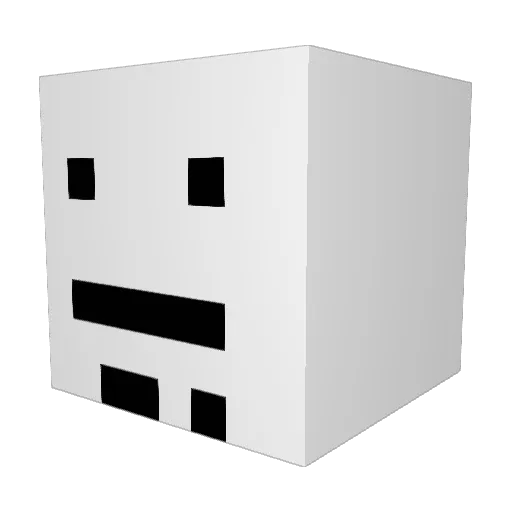 itskripsy Minecraft avatar head, 3D render