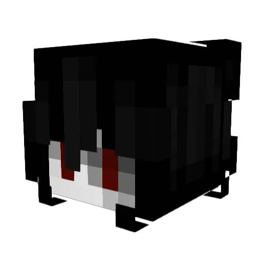 itsl3go Minecraft avatar head, 3D render