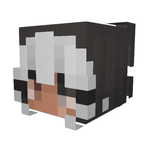 itsl3mons Minecraft avatar head, 3D render