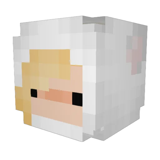 itslibbyy Minecraft avatar head, 3D render