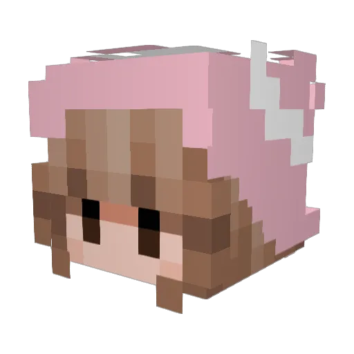 itsmarez Minecraft avatar head, 3D render